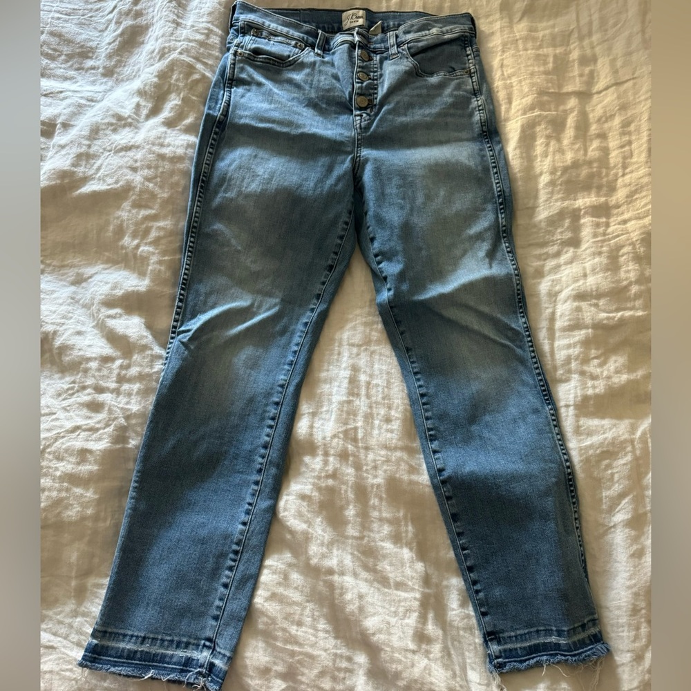 j crew blue jeans
